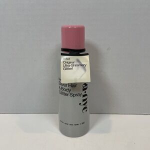Eva NYC Glitter Spray 4.9oz Silver Kweeen Hair & Body Ultra-Shimmery Shimmer